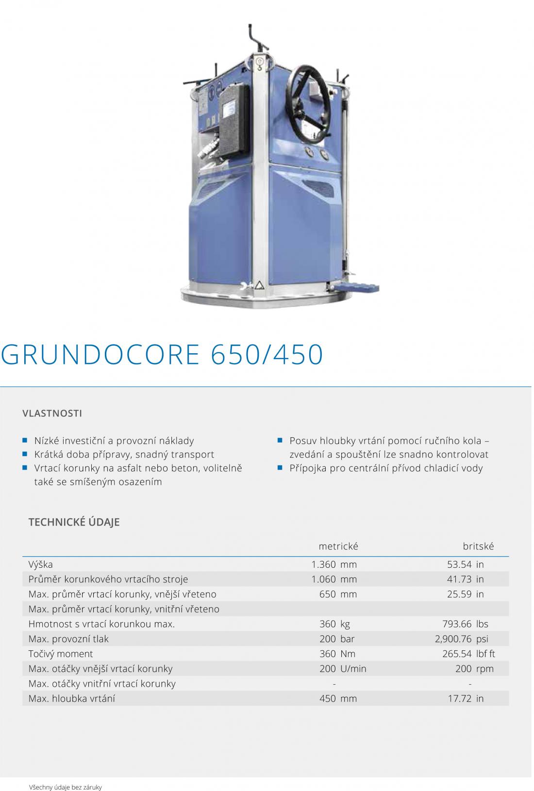 GRUNDOCORE 650/450 